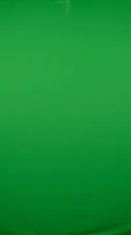plain green screen background