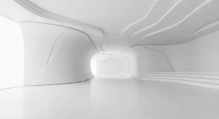 Plain White Background With 3d Layer Effect - Free Background Download