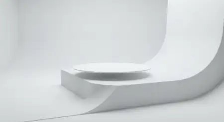 Plain White Background With Asymmetrical Composition - Free Background Download