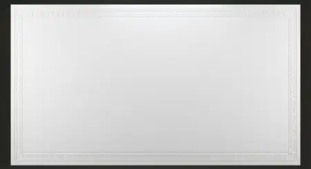 Plain White Background With Decorative Border - Free Background Download