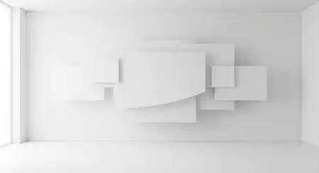 Plain White Background With Double Line Border - Free Background Download