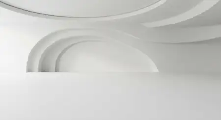 Plain White Background With Elegant Curves - Free Background Download