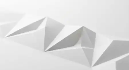 Plain White Background With Folded Paper Effect - Free Background Download