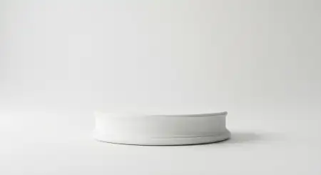 Plain White Background With Front View Perspective - Free Background Download