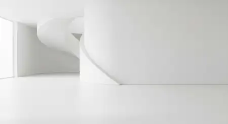 Plain White Background With Modern Minimal Composition - Free Background Download
