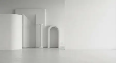 Plain White Background With Professional Studio Composition - Free Background Download