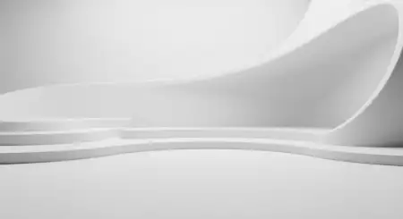 Plain White Background With Smooth Layer Design - Free Background Download