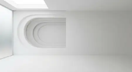 Plain White Background With Wide Angle View - Free Background Download