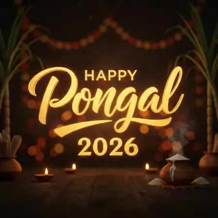 Pongal Wishes Facebook Post 2026 - Free Happy Pongal Wishes 2026 Download