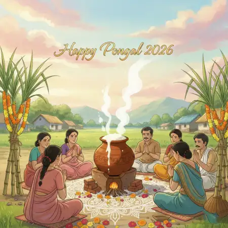 Pongal Wishes For Business Clients 2026 - Free Happy Pongal Wishes 2026 Download