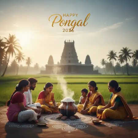 Pongal Wishes In English Words 2026 - Free Happy Pongal Wishes 2026 Download