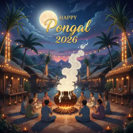 Pongal Wishes Royalty Free Images 2026 - Free Happy Pongal Wishes 2026 Download