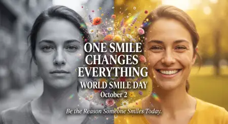 positive world smile day quotes 2026 - World Smile Day 2026
