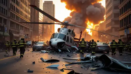 Post-apocalyptic Plane Wreckage Background - Free Background Download