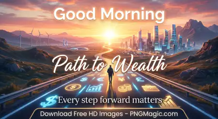 Powerful Good Morning Quotes For Financial Independence - Free Good Morning Investment Quotes Download