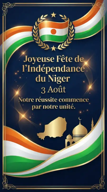 Premium Niger Independence Day Flyer Template - Free Niger Independence Day 2026 Download