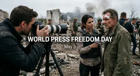 Press Freedom Day Captions For Social Media - Free World Press Freedom Day 2026 Download