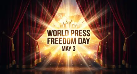 Press Freedom Day Poster Png Hd - Free World Press Freedom Day 2026 Download