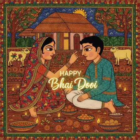 Professional Happy Bhai Dooj 2025 Wishes For Colleagues - Free Happy Bhai Dooj 2025 Wishes Download