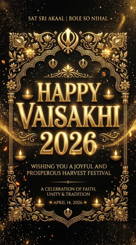 Professional Happy Vaisakhi 2026 Wishes Messages For Business Clients And Customers - Free Happy Vaisakhi 2026 Download
