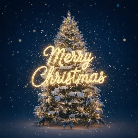 Free Professional Merry Christmas Wishes Background Download