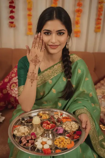 Punjabi Teej Mehndi Design - Free Teej Mehndi Design Download
