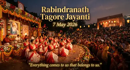 Rabindranath Tagore Jayanti 2026 Event Banner