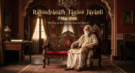 Rabindranath Tagore Jayanti Hd Quote Images