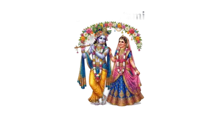 radha krishna couple png for janmashtami 2026
