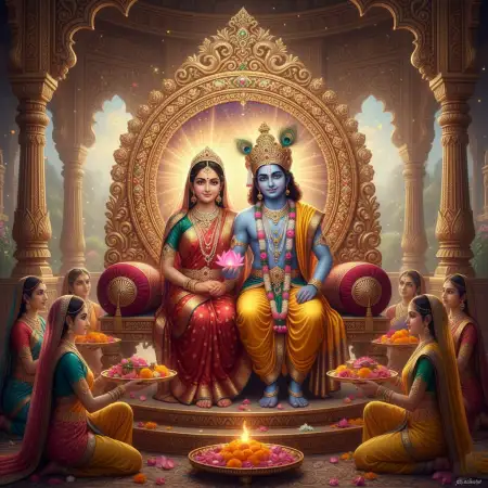 Free Radha Krishna Devotional Wallpaper Hd Background Download