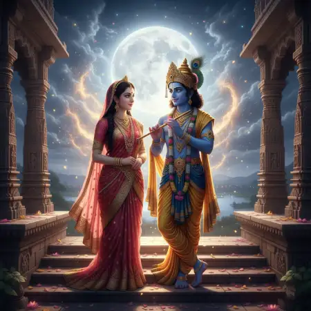 Free Radha Krishna Wallpapers For Festival Greetings Background Download