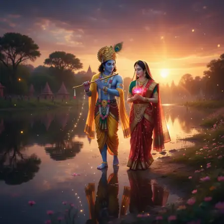 Free Radha Krishna Wallpapers For Instagram Post Background Download