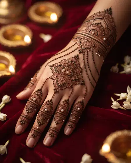 rajasthani karwa chauth mehndi design 2026