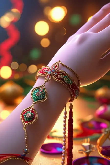 Rakhi 2025 Banner Background Image - Free Happy Rakhi Banner Background Download