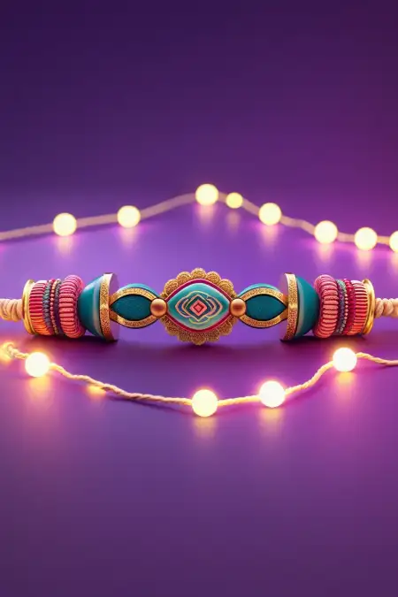 Rakhi Banner Background With Name Space - Free Happy Rakhi Banner Background Download