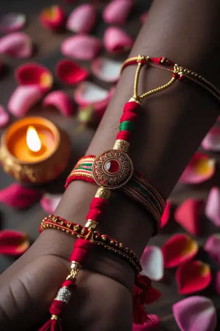 Rakhi Banner Design PSD With Background - Free Py Rakhi Banner Background Download