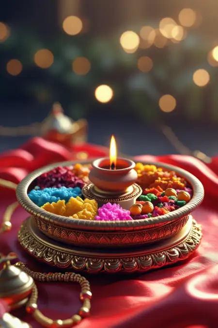 Rakhi Greeting Banner Background With Warm Colors - Free Happy Rakhi Banner Background Download