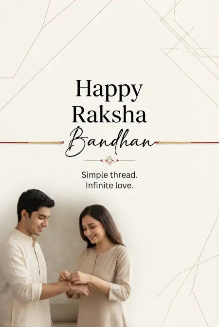 Rakhi Greetings To Celebrate Unconditional Sibling Love - Free Happy Raksha Bandhan Greetings Download