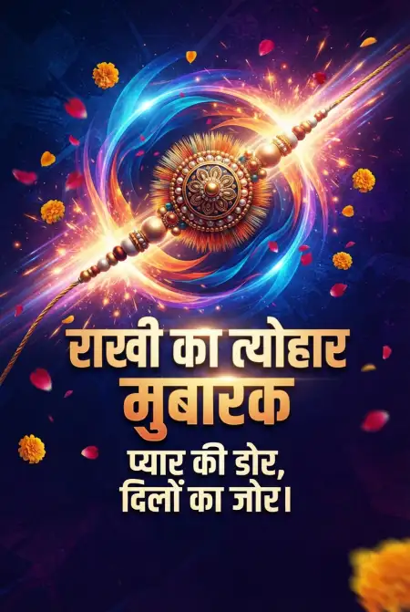 Free Rakhi Ke Liye Best Wishes In Hindi Image Download
