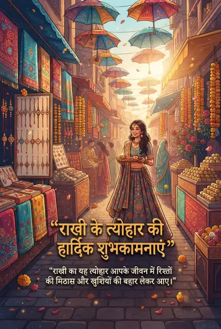 Free Rakhi Ki Shubhkamnaye Sandesh Hindi Mein Image Download