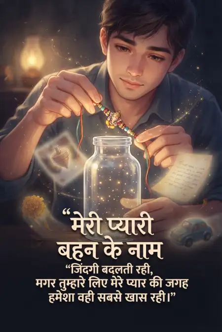 Rakhi Par Behen Ke Liye Emotional Shayari - Free Hindi Shayari Download