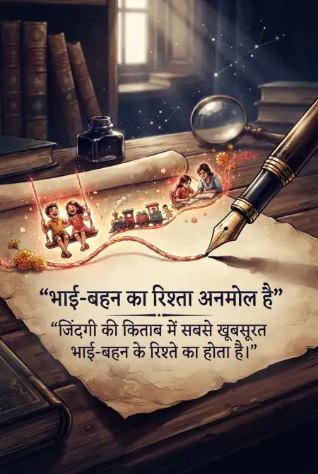 Rakhi Par Bhai Ke Liye Emotional Shayari - Free Hindi Shayari Download