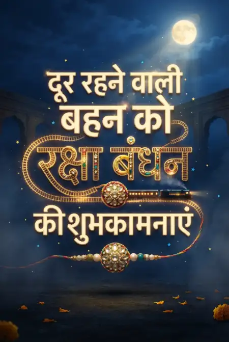 Free Rakhi Wishes For Brother In Hindi Image Download