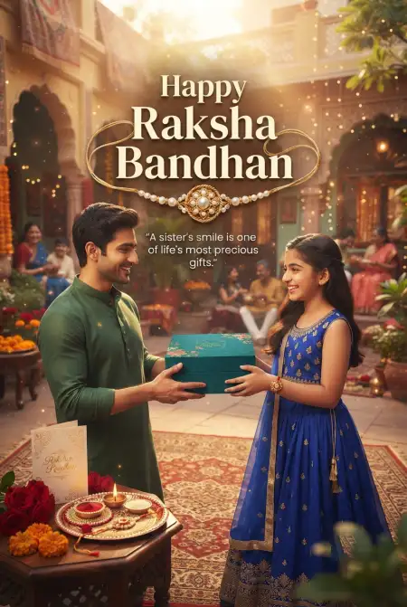 Raksha Bandhan 2026 Captions And Wishes - Free Happy Raksha Bandhan Wishes 2026 Download
