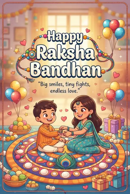Raksha Bandhan 2026 Celebration Wishes - Free Happy Raksha Bandhan Wishes 2026 Download