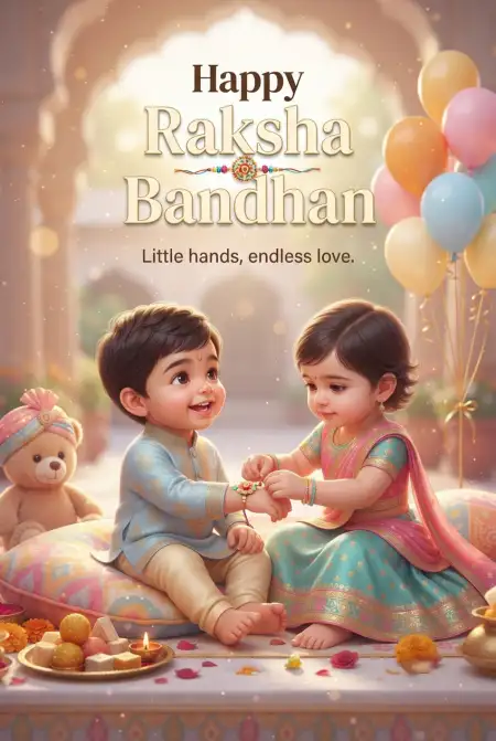Raksha Bandhan 2026 Love Messages For Siblings - Free Happy Raksha Bandhan Wishes 2026 Download