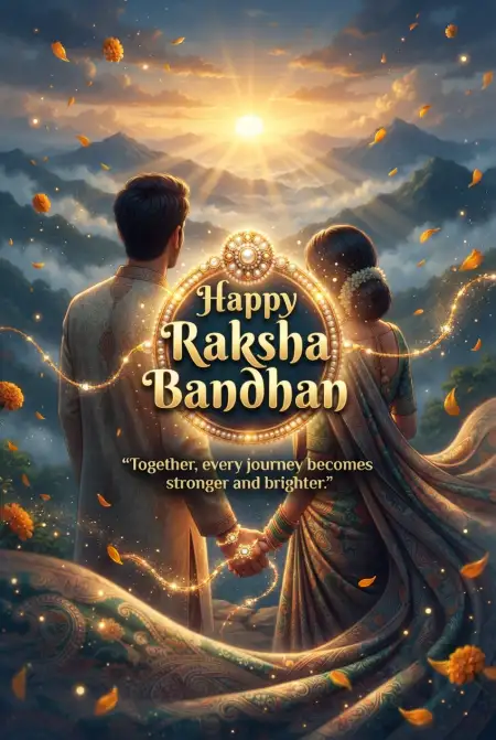 Raksha Bandhan 2026 Whatsapp Wishes - Free Happy Raksha Bandhan Wishes 2026 Download