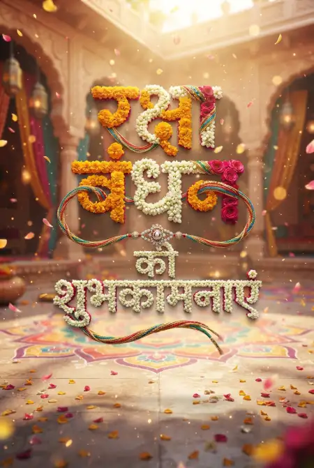 Free Raksha Bandhan 2026 Wishes In Hindi Image Download