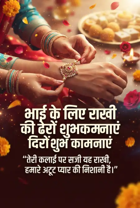 Free Raksha Bandhan Facebook Post In Hindi Image Download
