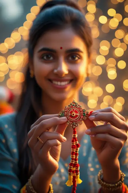 Raksha Bandhan Gold Theme Wallpaper For Mobile - Free Raksha Bandhan Hd Wallpaper For Mobile Download